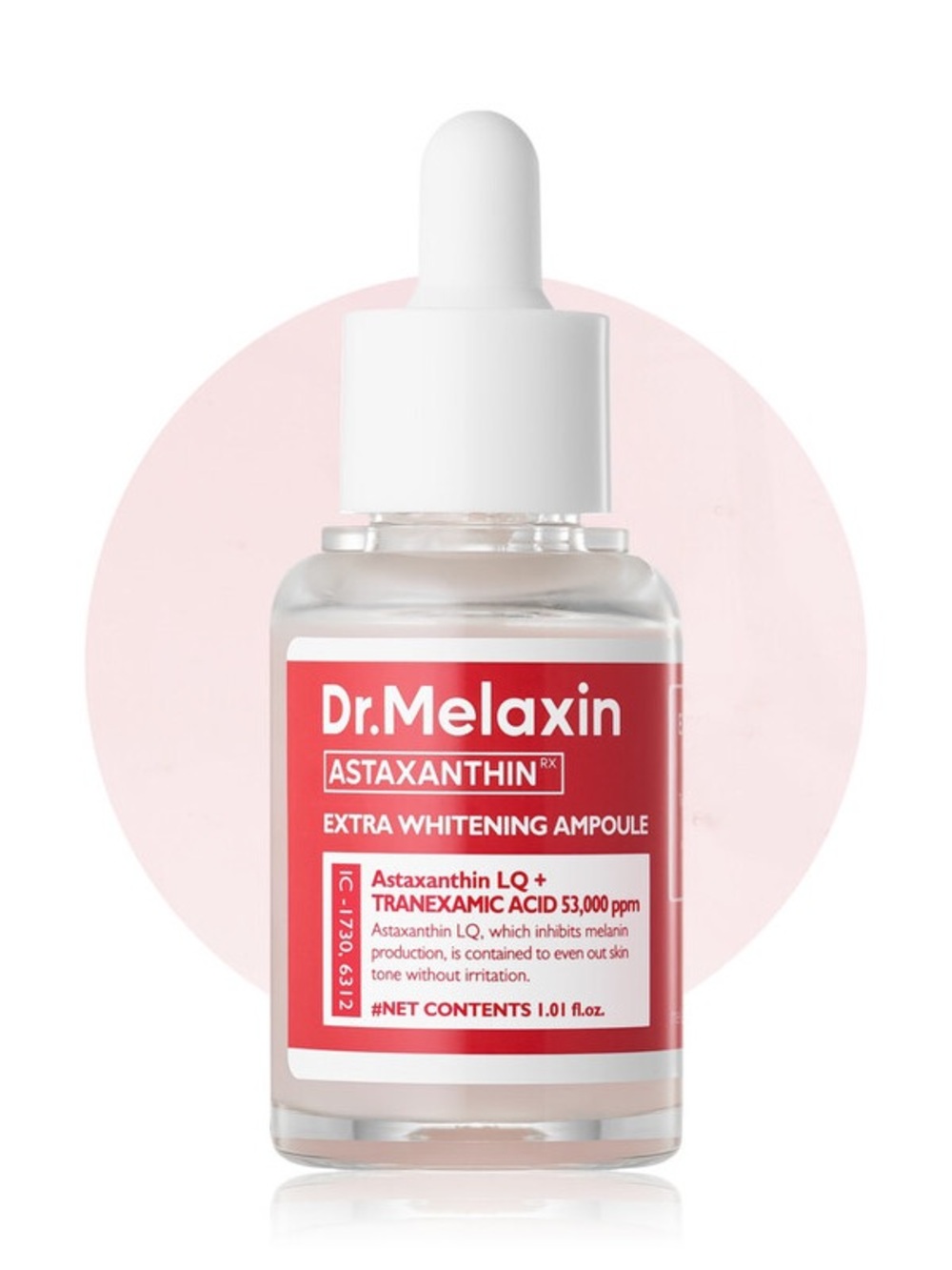 Dr.Melaxin Astaxanthin Extra Whitening Ampoule Serum 1.01 oz New in Box Sealed
